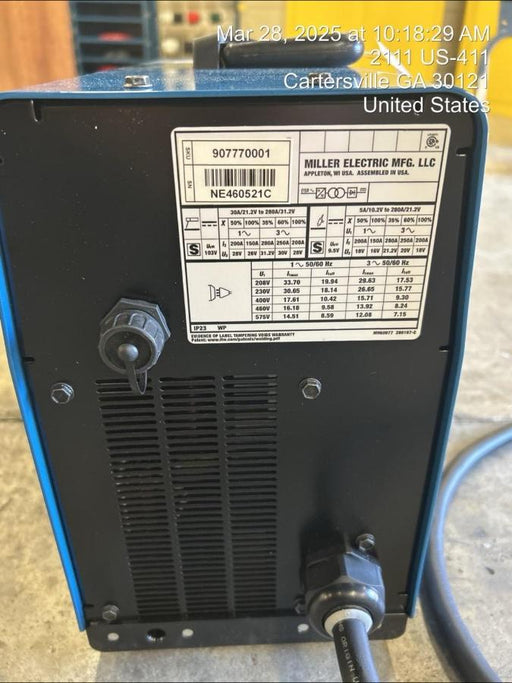 2025 MILLER ELECTRIC CST-282