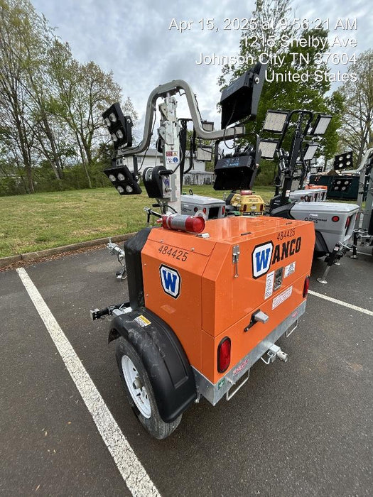 2024 Wanco WLTT-4MM4K Diesel, Mitsubishi L2E, 9.0HP @1800 rpm, Deep Sea Controller, Shore Power Plug, Auto Start, (4) 350W LED Floodlights, 4kW Generator, 60 Gal Fuel Tank, 2" Ball, T3