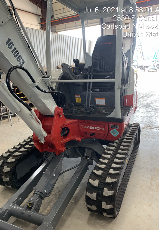 2021 Takeuchi TB235-2R Canopy, Rubber Tracks, Manual QC