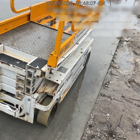 Custom Equipment HB-1430 <ul>
 <li>Hy-Brid Scissor Lift</li>
  <li>Platform capacity up to 670 lbs.</li>
  <li>Working height up to 20 ft</li>
  <li>Weighs under 1,700 lbs.</li>
  <li>Non-marking wheels </li>
</ul>
