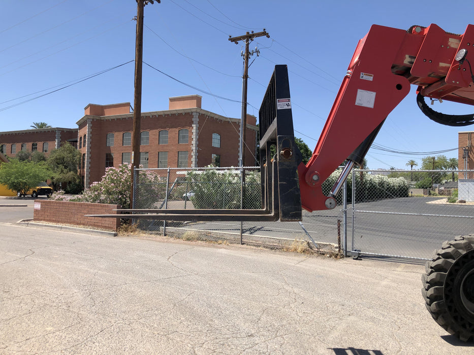 2019 Manitou MTA8044 74hp T4F, Cab/Heat/Air, Cab and Boom LED work lights, Auxiliary Hydraulics, Solid Tires, Amber strobe, Lift Hook 66" Carriage, 60" Forks