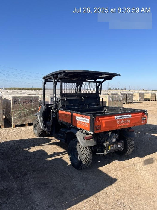 2022 Kubota RTV-X1140W-H Plastic Canopy, Windshield Acrylic Clear, LED Strobe Light, Wire Harness Kit, Back up Alarm