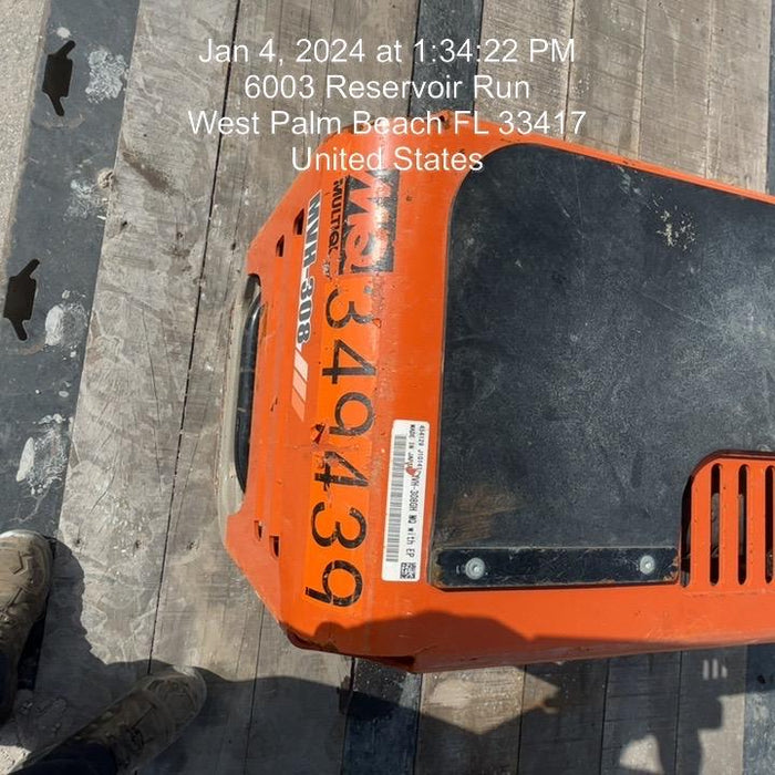 2023 Multiquip MV308GH Honda GX270, 18" Plate, Tachometer