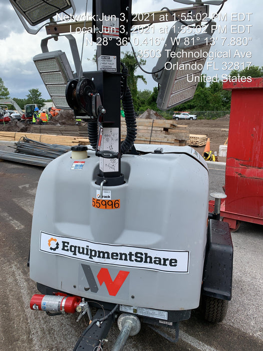 2019 Wacker Neuson LTV6K-LED Standard LED Towable Light Tower w/None