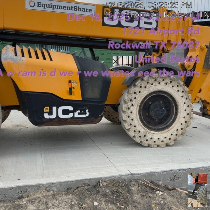 2020 JCB 510-56 Canopy, Solid Tires, Work Lights, Beacon, Aux Hydraulics, Back up Alarm, Lifting Eye, ES Decals