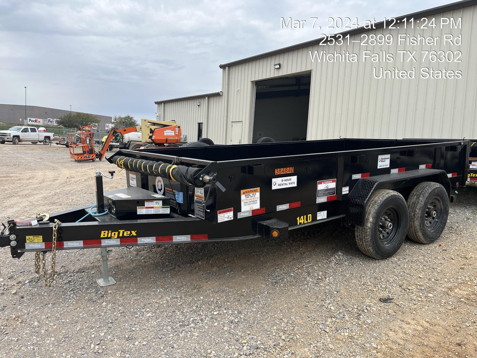 2024 BIG TEX TRAILER 14LD-14BK