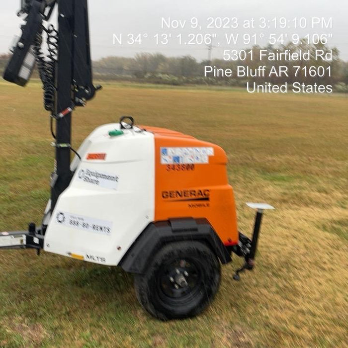 2023 Generac MLT2 Diesel, Flex Switch 120V Input, Powerzone Controller, (4) 320W LED Lights, 4kW Generator, 39.9 Gal Fuel Tank, 2" Ball, T3