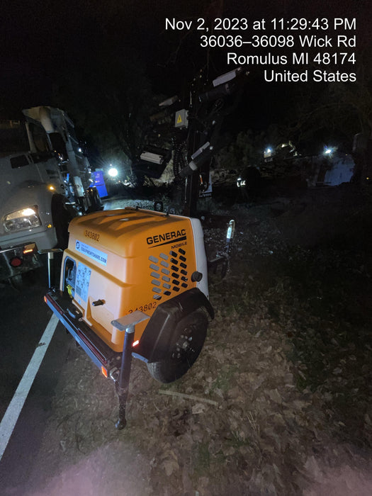 2023 Generac MLT2 Diesel, Flex Switch 120V Input, Powerzone Controller, (4) 320W LED Lights, 4kW Generator, 39.9 Gal Fuel Tank, 2" Ball, T3