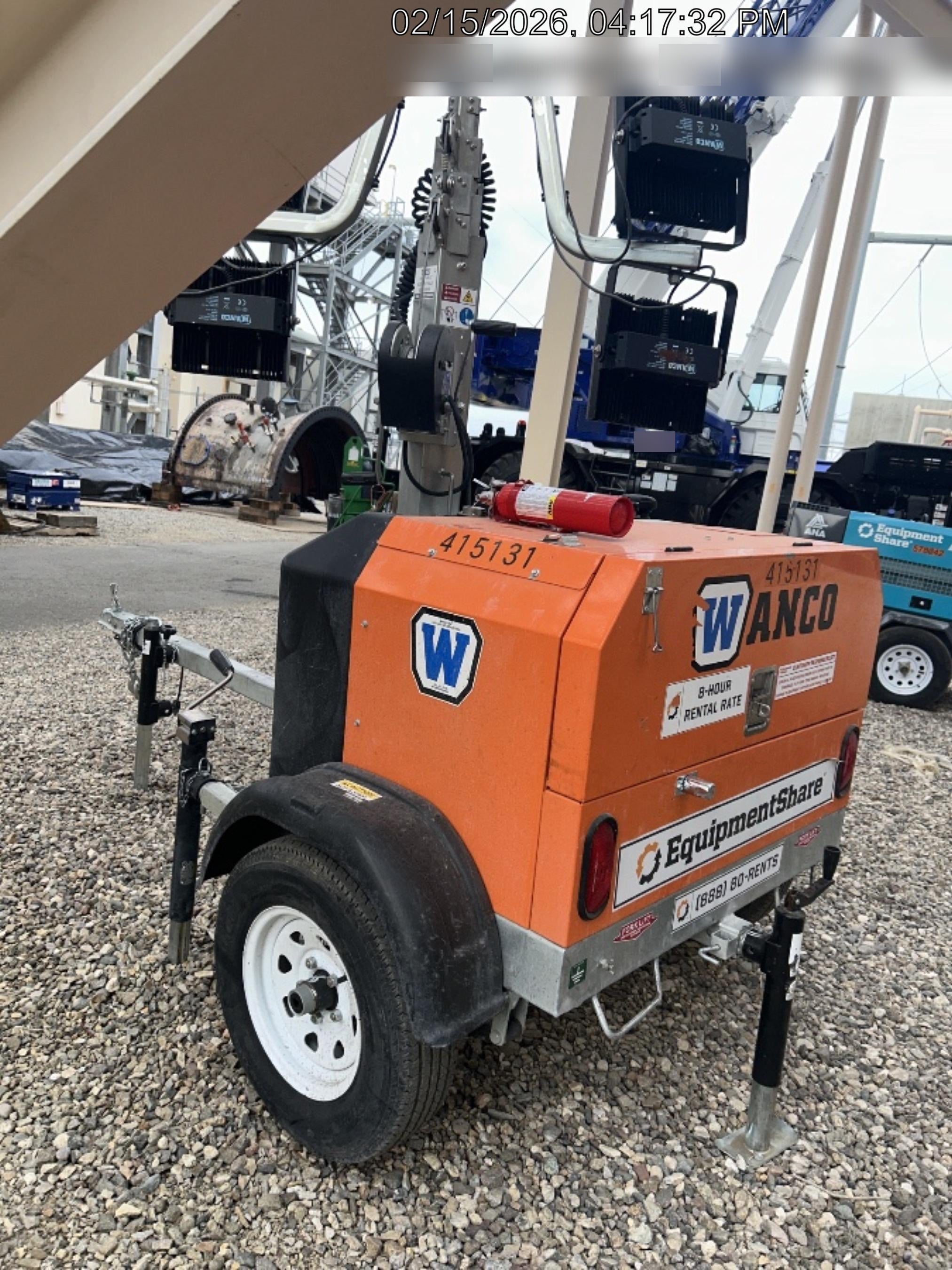 2024 Wanco WLTT-4MM4K Diesel, Deep Sea Controller, Shore Power Plug, Auto Start, (4) 350W LED Floodlights, 4kW Generator, 60 Gal Fuel Tank, 2" Ball, T3