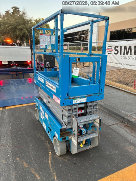 2020 Genie GS-1930 Solid Non Marking Tires, Beacon, Folding rails with half height swing gate, 800W Inverter