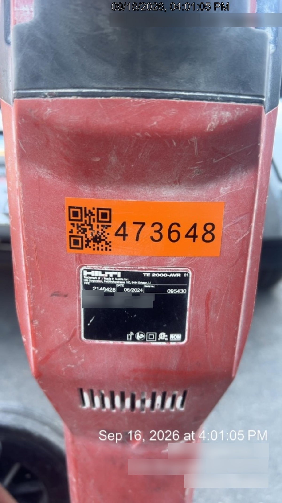2024 HILTI TE 2000-AVR