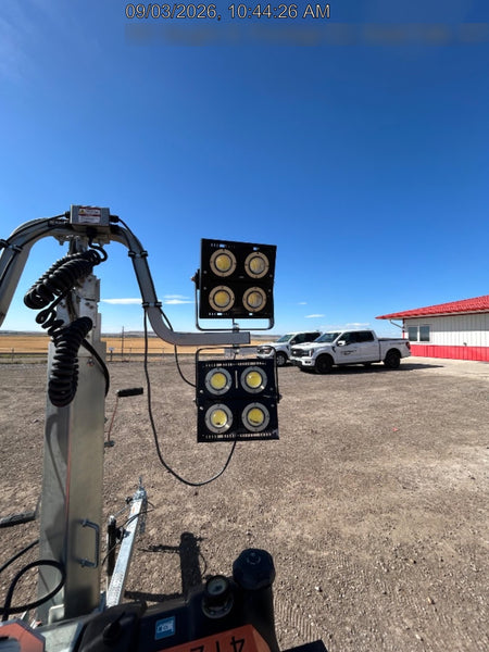 2024 Wanco WLTT-4MM4K Diesel, Deep Sea Controller, Shore Power Plug, Auto Start, (4) 350W LED Floodlights, 4kW Generator, 60 Gal Fuel Tank, 2" Ball, T3