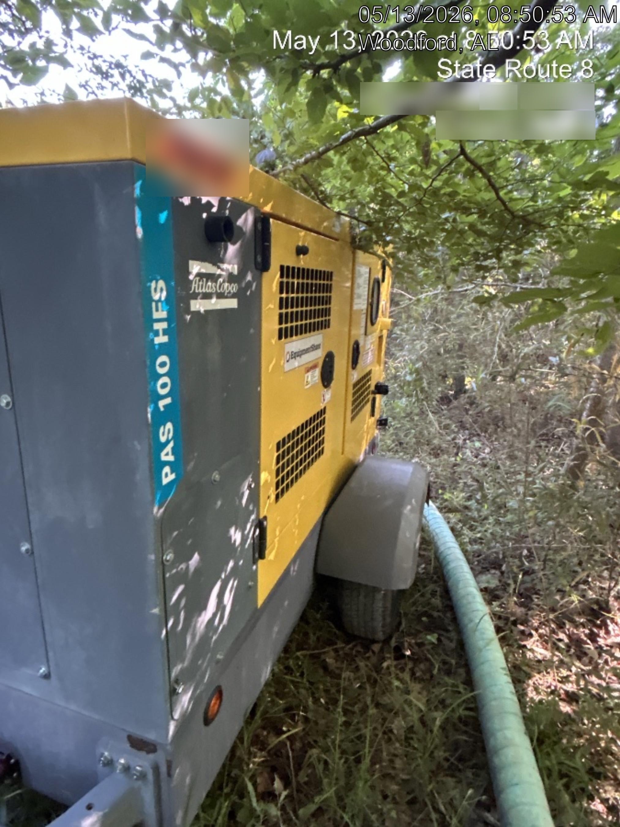 2020 ATLAS COPCO PAS 100 HF CS Enclosed