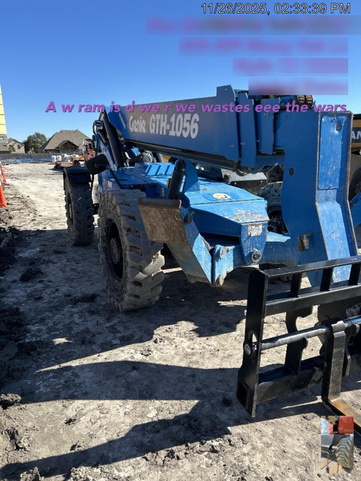 2018 Genie GTH-1056 GTH-1056 w/Open ROPS, FF Tires, Beacon, 48" carriage/forks