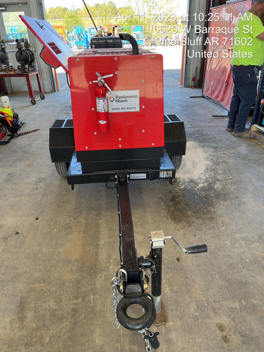 2023 Shindaiwa DGW400MDL Kubota D902 Engine, 23 HP, Dual Op Welder, Wire, Arc, Droop Stick, Tig, and CC Stick Functionality, Simulphase, 3 Phase and 1 Phase Gen Output, Single Axle NB Trlr, Slr Trckl Chrg 12V 12W, Fire Ext