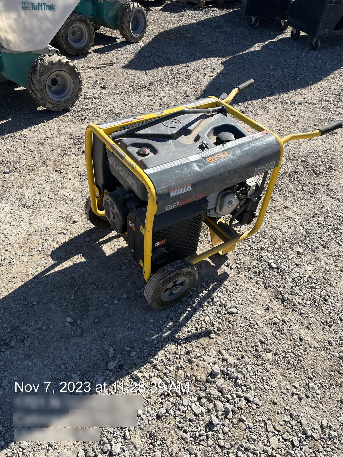 2018 WACKER NEUSON GP6600A