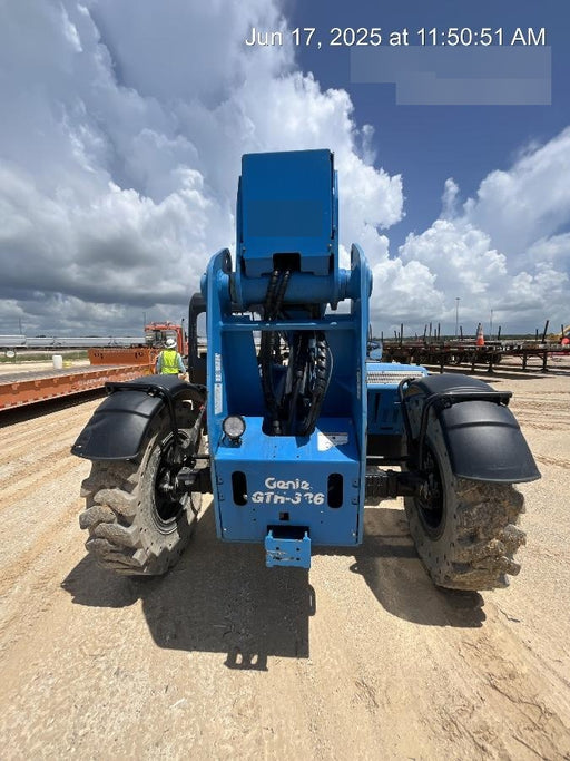 2018 Genie GTH-636 Genie GTH-636 w/Open ROPS, Work Lights, Solid Tires, RH Cab Mesh, Beacon, 48" Carriage and Forks