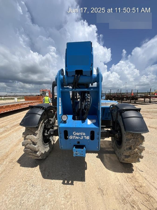 2018 Genie GTH-636 Genie GTH-636 w/Open ROPS, Work Lights, Solid Tires, RH Cab Mesh, Beacon, 48" Carriage and Forks