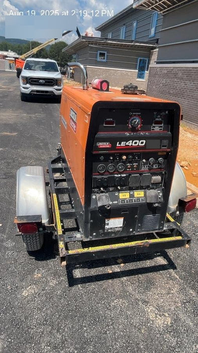 2022 Lincoln Electric LE400 Kubota V1505, Trlr, Cable Rack, Light Kit, ES Decals, T3