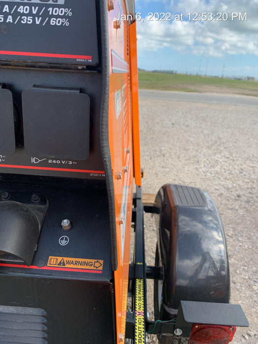 2021 Lincoln Electric Vantage 549X Ready Pak 3, ORANGE (includes trailer, cable rack, fender light kit)