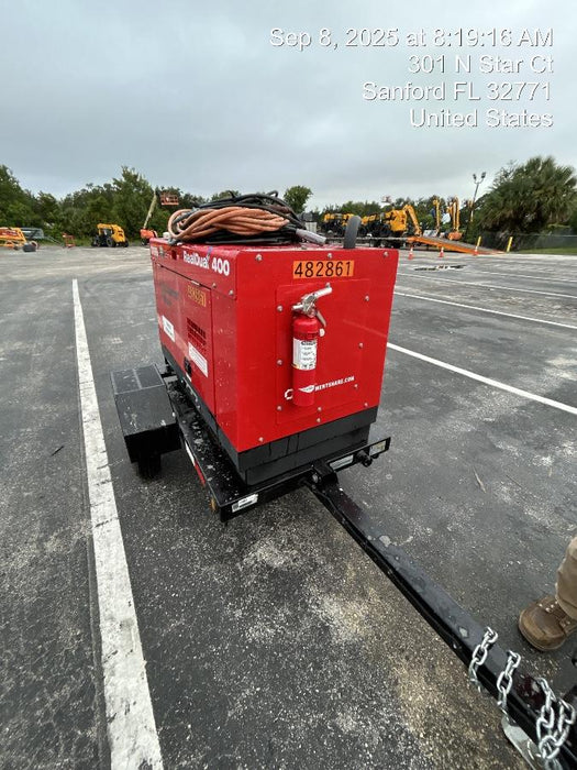 2024 Shindaiwa DGW400DML Kubota D902 Engine, 23 HP, Dual Op Welder, Wire, Arc, Droop Stick, Tig, and CC Stick Functionality, Simulphase, 3 Phase and 1 Phase Gen Output, Single Axle NB Trlr, Slr Trckl Chrg 12V 12W, Fire Ext, T3