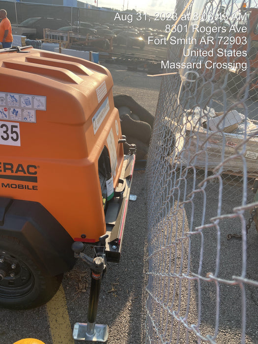 2023 Generac MLT2 Diesel, Flex Switch 120V Input, Powerzone Controller, (4) 320W LED Lights, 4kW Generator, 39.9 Gal Fuel Tank, 2" Ball, T3