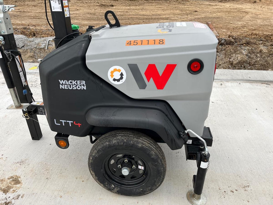 2024 Wacker Neuson LTT4 Diesel, Kohler KDW702, Deep Sea Controller, Auto Start, LED 320W, Bypass Outlet, T3