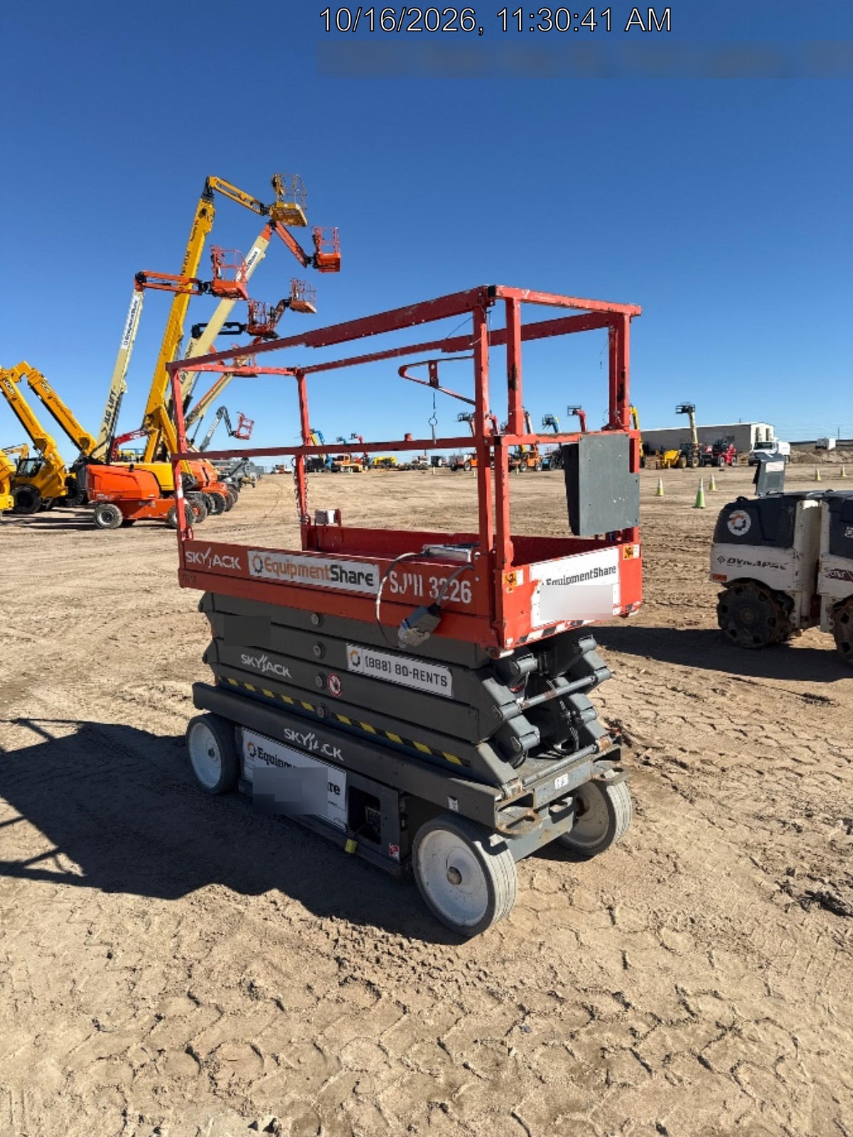 2019 Skyjack SJIII-3226 Standard Options