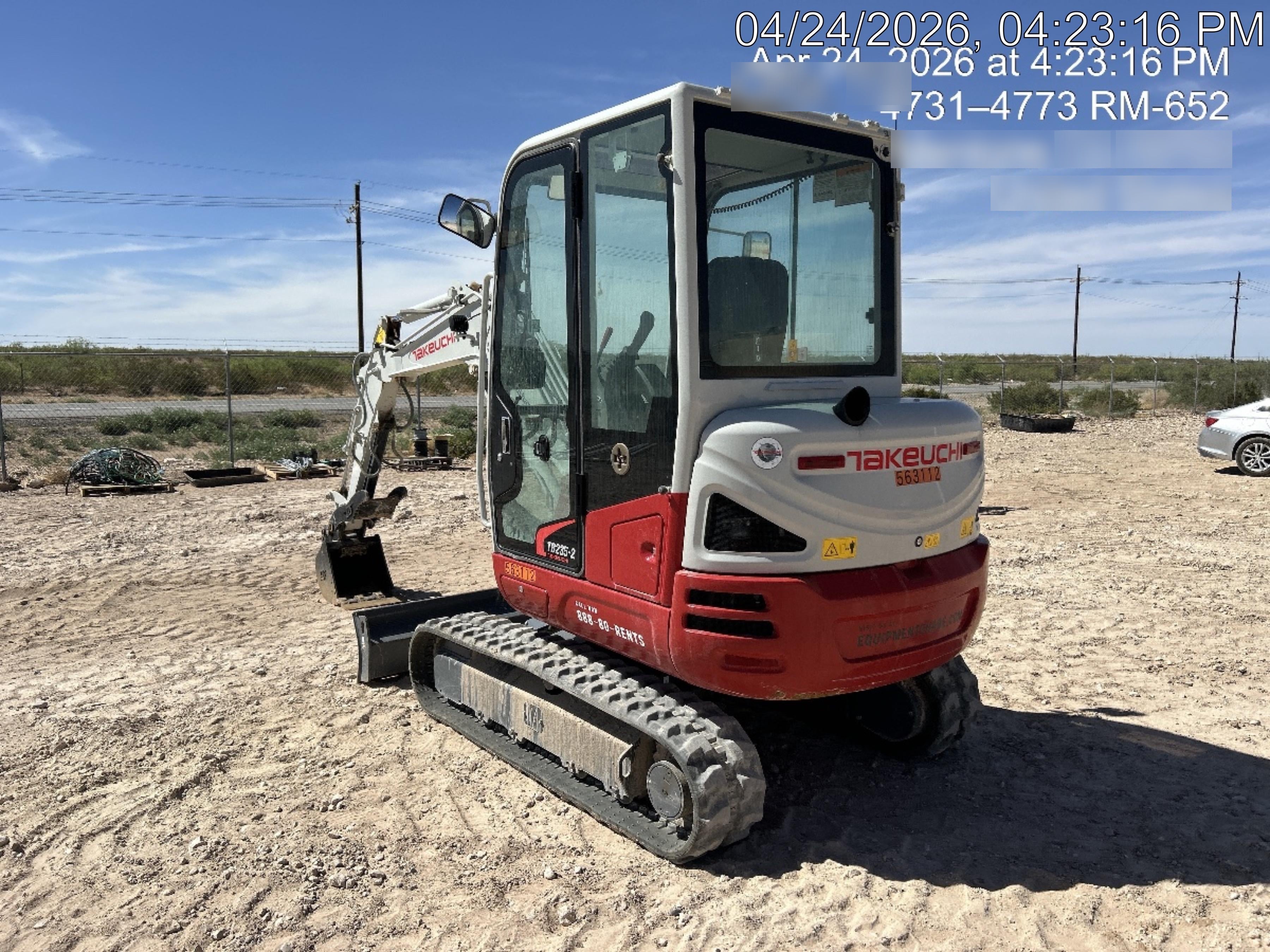 2025 TAKEUCHI TB235-2CR