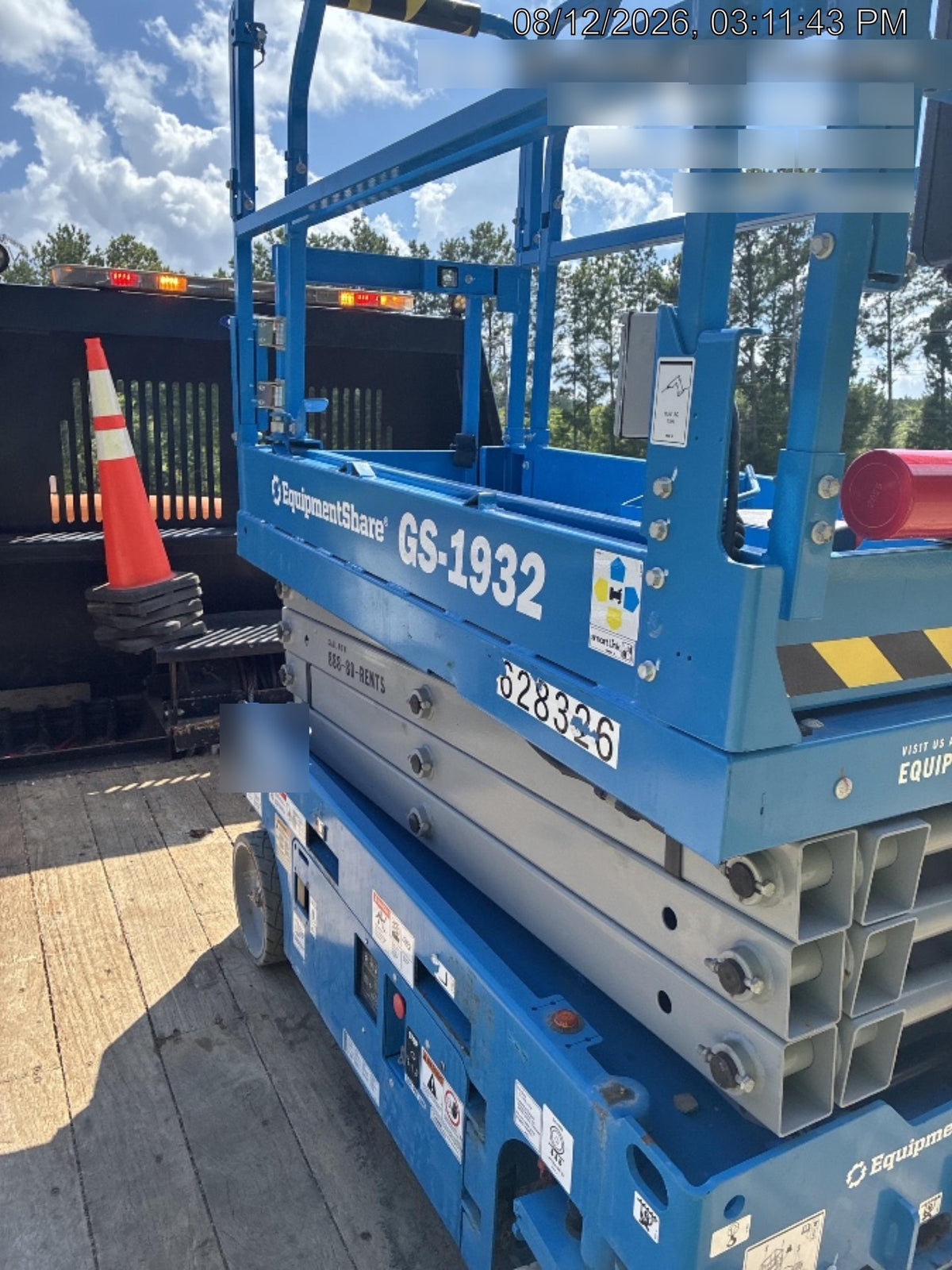 2019 Genie GS-1930 Fixed Rails with Chain Entry