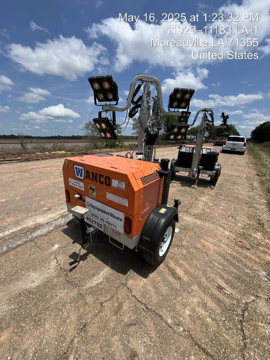 2024 Wanco WLTT-4MM4K Diesel, Deep Sea Controller, Shore Power Plug, Auto Start, (4) 350W LED Floodlights, 4kW Generator, 60 Gal Fuel Tank, 2" Ball, T3