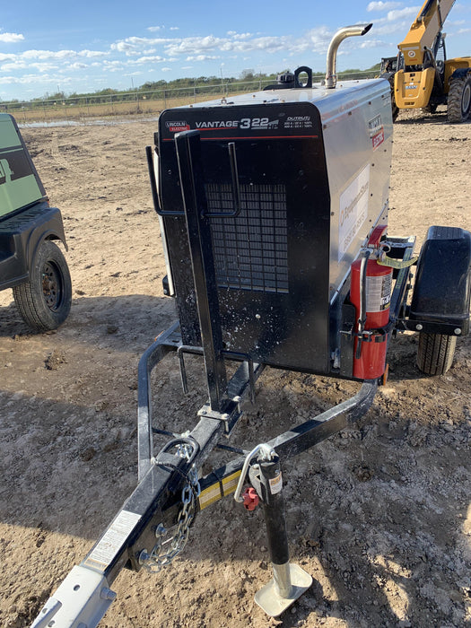 2018 Lincoln Electric Vantage 322 Lincoln Vantage 322 Welder Ready Pak 3 - Vantage 322, Trailer, Fender and light kit, Cable rack