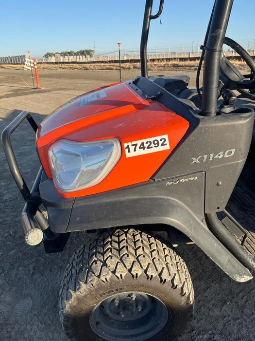 2021 Kubota RTV-X1140W-H Plastic Canopy, Windshield Acrylic Clear, LED Strobe Light, Wire Harness Kit, Back up Alarm