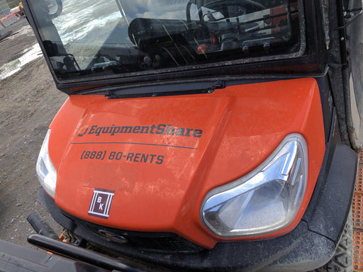 2019 Kubota RTV-X900 4wd Utility Cart, 2 Seat, Diesel, LED Strobe, Windshield Tempered Glass, Plastic Canopy, Wire Harness Kit, Backup Alarm