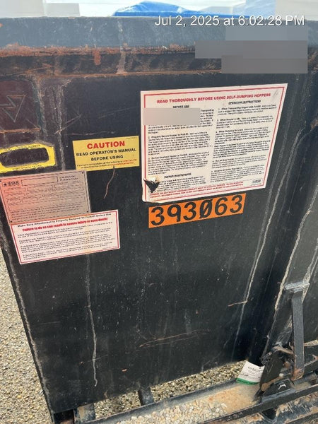 2024 STAR INDUSTRIES M-1820 - Self-Dump Hopper