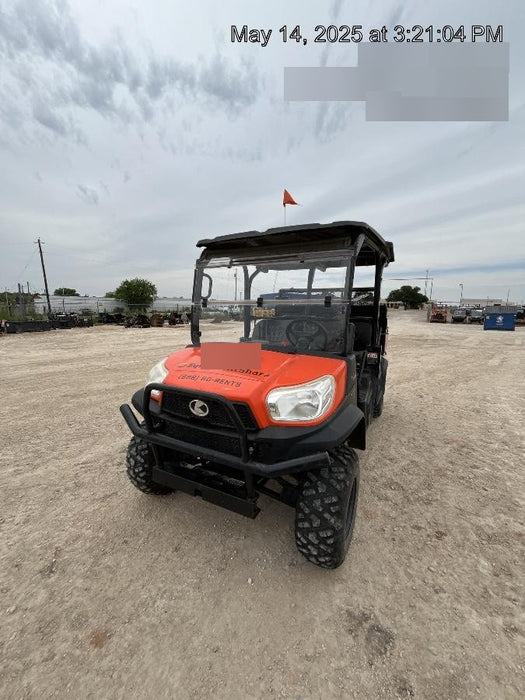 2020 Kubota RTV-X1140W-H Canopy, 4-Seater, Diesel, Windshield Acrylic Clear, LED Strobe, Backup Alarm