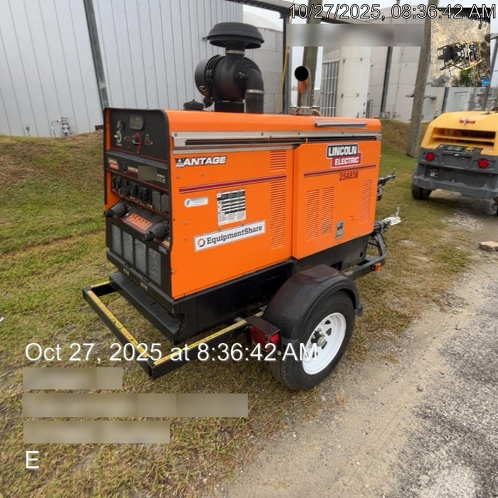 2022 Lincoln Electric Vantage 549X Crosslink Technology, Trailer Mounted, ES Decals, T3