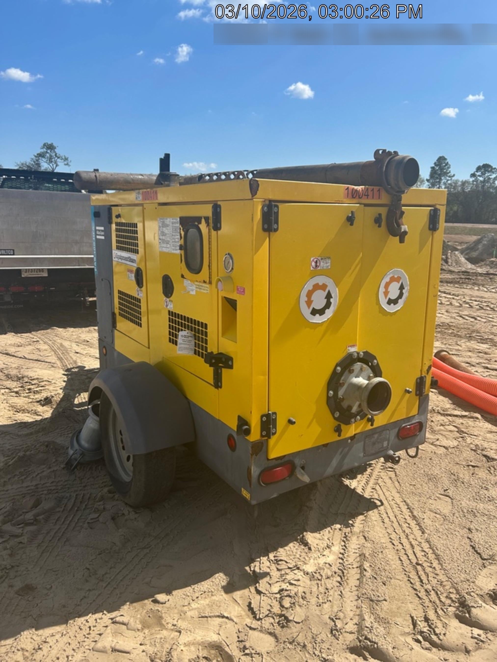 2020 ATLAS COPCO PAS 100 HF CS Enclosed
