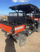 2022 Kubota RTV-X1140W-H Plastic Canopy, Windshield Acrylic Clear, LED Strobe Light, Wire Harness Kit, Back up Alarm