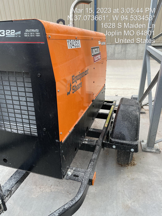 2021 Lincoln Electric Vantage 322 VANTAGE 322 READY-PAK 3