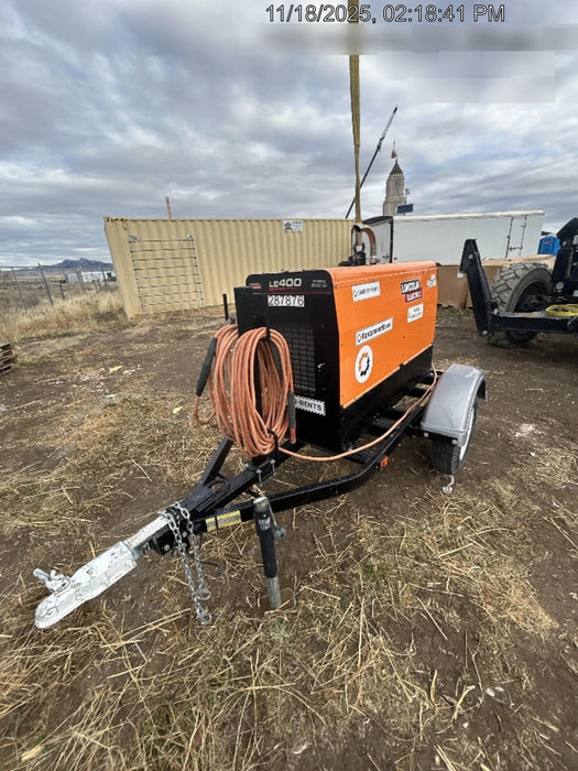 2023 Lincoln Electric LE400 Kubota V1505, Trlr, Cable Rack, Light Kit, ES Decals, T3