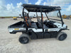 2022 Kawasaki Mule PRO-DXT Standard Options, Backup Alarm, Beacon, Plastic Hard Top, Poly Windshield, Horn Kit