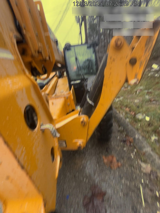 2020 JCB 510-56 Cab/Heat/Air, 74 HP, Solid Tires, STD Worklight, Beacon, Aux Hydraulics, Lifting Eye, Back up Alarm w/66" Carriage/60" Forks