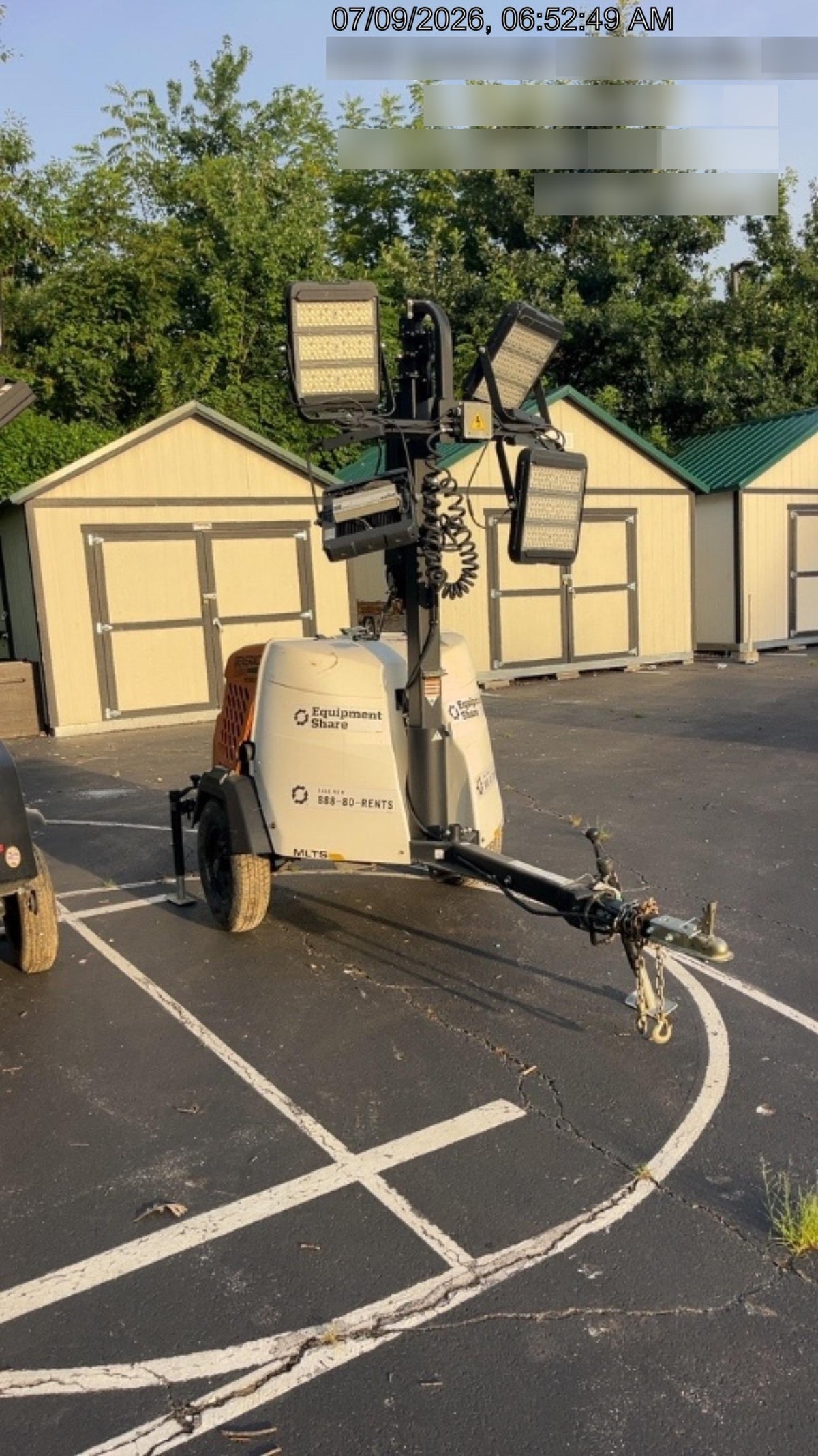 2023 Generac MLT2 Diesel, Flex Switch 120V Input, Powerzone Controller, (4) 320W LED Lights, 4kW Generator, 39.9 Gal Fuel Tank, 2" Ball, T3