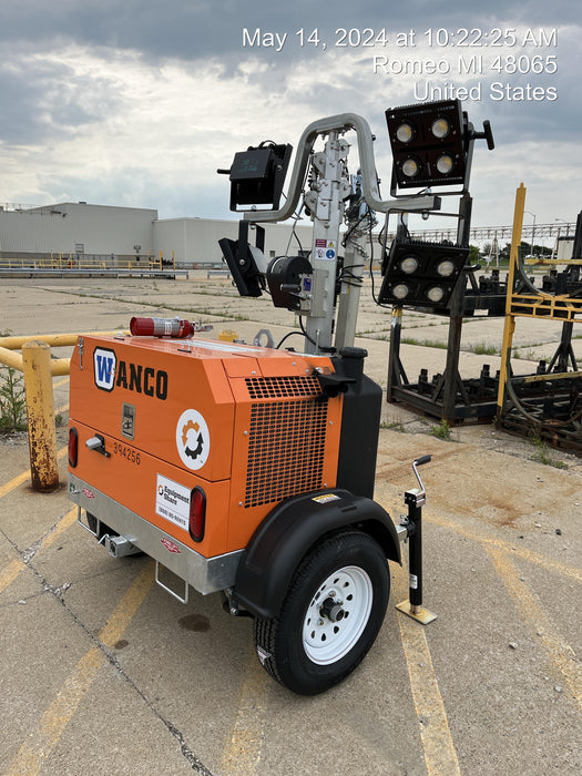 2024 Wanco WLTT-4MM4K Diesel, Deep Sea Controller, Shore Power Plug, Auto Start, (4) 350W LED Floodlights, 4kW Generator, 60 Gal Fuel Tank, 2" Ball, T3