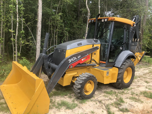 2020 John Deere 310LEP Cab/Heat/Air, 4WD, Standard Stick, Pilot Controls, 2 Way Hydraulics, TAG Manual QC
