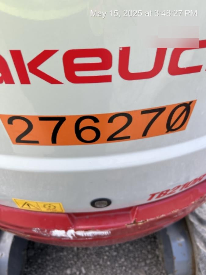 2022 TAKEUCHI TB210R