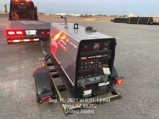 2020 Lincoln Electric Vantage 322 Welder Ready-Pak 3, Two wheel trailer, Fender and Light kit, Cable Rack