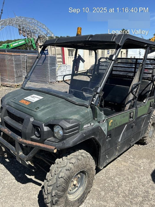 2019 Kawasaki Mule PRO-DXT Standard Options, Backup Alarm, Beacon, Plastic Hard Top, Poly Windshield, Horn Kit