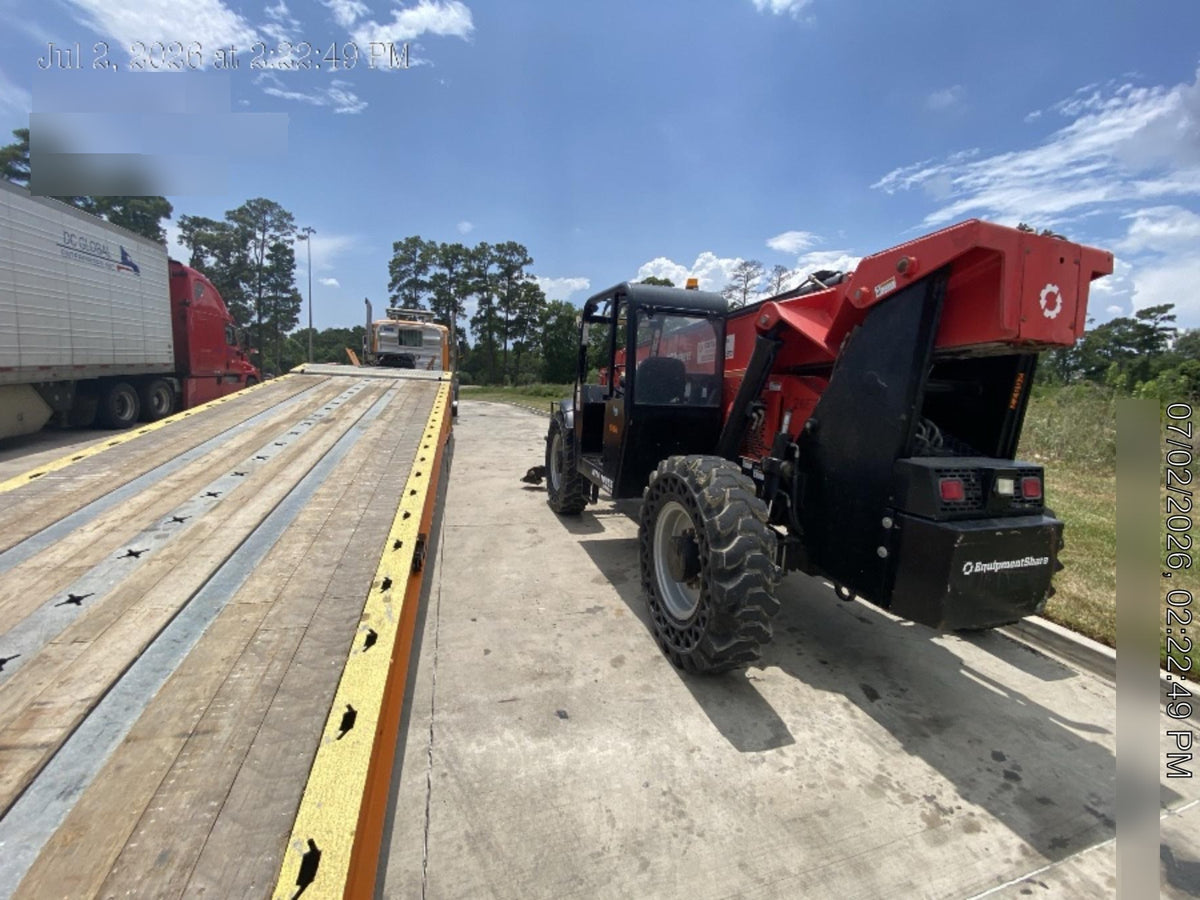 2019 Manitou MTA10055 Canopy, 120 HP, Solid Tires, Work Lights, Lift Hook, Auxiliary Hydraulics, 66" Carriage and 60" Forks